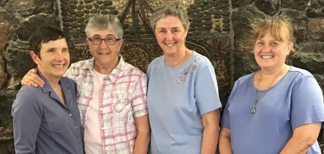 Leadership Team: Sisters Anne, Elaine Marie, Caritas and Kathy